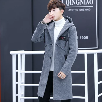 Casual Fashion Long Woolen Winter Coats Men Warm Slim Wool Coat Jacket Long Sleeve Solid Single Breasted Men Overcoat
Casual Fashion Long Woolen Winter Coats Men Warm Slim Wool Coat Jacket Long Sleeve Solid Single Breasted Men Overcoat