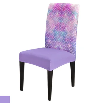Beautiful Mermaid Scales Colorful Dining Chair Cover Spandex Elastic Chair Slipcover Case Stretch for Wedding Hotel Banquet
Beautiful Mermaid Scales Colorful Dining Chair Cover Spandex Elastic Chair Slipcover Case Stretch for Wedding Hotel Banquet