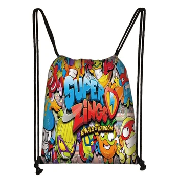 Super Zings Cartoon Kids Drawstring Backpack Shopping School Traveling Party Bags Gift 38*32CM
Super Zings Cartoon Kids Drawstring Backpack Shopping School Traveling Party Bags Gift 38*32CM