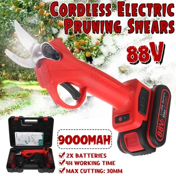 88V 9000mAh Cordless Pruner Lithium-ion Pruning Shear Efficient Tree Bonsai Pruning Electric Tree Branches Cutter Landscaping
88V 9000mAh Cordless Pruner Lithium-ion Pruning Shear Efficient Tree Bonsai Pruning Electric Tree Branches Cutter Landscaping