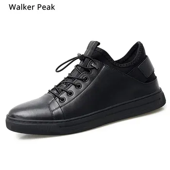 All Black Mens casual shoes Fashion Split leather Sneakers Men Warm fashion flats High top designer shoes men 2019 Walker Peak
All Black Mens casual shoes Fashion Split leather Sneakers Men Warm fashion flats High top designer shoes men 2019 Walker Peak