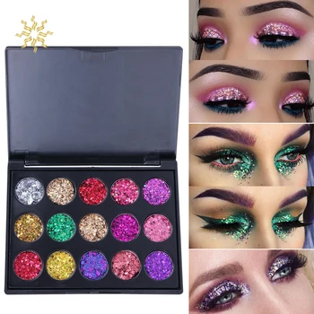 15 Colors Waterproof Eye Shadow Cosmetic Diamond Sequins Eyeshadow Palette High Gloss Shimmer Eye Shadow K510
15 Colors Waterproof Eye Shadow Cosmetic Diamond Sequins Eyeshadow Palette High Gloss Shimmer Eye Shadow K510