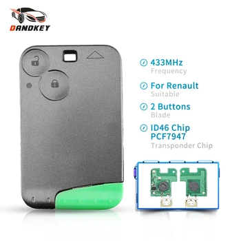 Dandkey Remote Key ID46 PCF7947 Chip 433Mhz For Renault Laguna Espace 2001-2006 Fob 2 Buttons Smart Card Key Uncut Car Styling
Dandkey Remote Key ID46 PCF7947 Chip 433Mhz For Renault Laguna Espace 2001-2006 Fob 2 Buttons Smart Card Key Uncut Car Styling