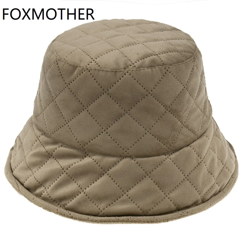 FOXMOTHER New Black Warm Casquette Panama Outdoor Fishing Cap Velvet Plaid Bucket Hats Fisherman Caps Women Lady Winter 2020
FOXMOTHER New Black Warm Casquette Panama Outdoor Fishing Cap Velvet Plaid Bucket Hats Fisherman Caps Women Lady Winter 2020