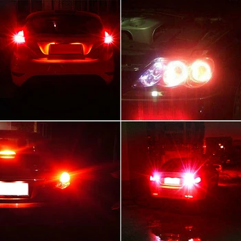 Replacement Car Parts LED Lights Set Pure Red DC 12V Stop Lamp 4pcs 1157 5050 Tri-Cell Bulbs
Replacement Car Parts LED Lights Set Pure Red DC 12V Stop Lamp 4pcs 1157 5050 Tri-Cell Bulbs