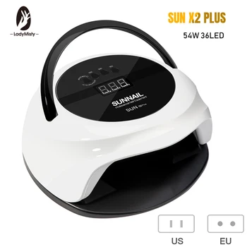 54W Memory Timer Nail Dryer 36Led UV Portable Lamp Curing For All Gel Polish LCD Display Nail Art Manicure Machine Tool SUN X2 
54W Memory Timer Nail Dryer 36Led UV Portable Lamp Curing For All Gel Polish LCD Display Nail Art Manicure Machine Tool SUN X2