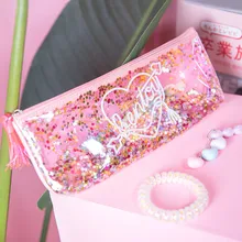 Bentoy Sequined Laser Pencil Case Transparent Cute Tassel Student School Pen Box Cosmetics Makeup Storage Container for Toddlers
Bentoy Sequined Laser Pencil Case Transparent Cute Tassel Student School Pen Box Cosmetics Makeup Storage Container for Toddlers
