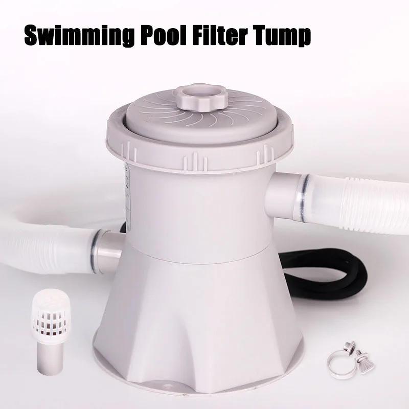 EU/US/UK Swimming Pool Filter Pump Paddling Pool Water Cleaning Tools Circulation Filter Pump for Swimming Pool Accessories Kit
EU/US/UK Swimming Pool Filter Pump Paddling Pool Water Cleaning Tools Circulation Filter Pump for Swimming Pool Accessories Kit