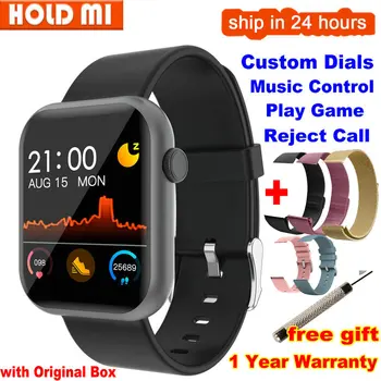 P9 Smart Watch Men Woman Full Smartwatch Built-in game IP67 waterproof Heart Rate Sleep Monitor For iOS Android phone
P9 Smart Watch Men Woman Full Smartwatch Built-in game IP67 waterproof Heart Rate Sleep Monitor For iOS Android phone