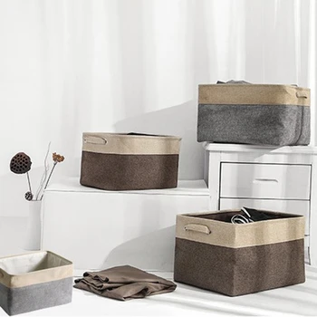 3PCS Large Storage Basket Bin Set Cube Box Foldable Canvas Fabric Collapsible Beige Brown Canvas Polyester
3PCS Large Storage Basket Bin Set Cube Box Foldable Canvas Fabric Collapsible Beige Brown Canvas Polyester