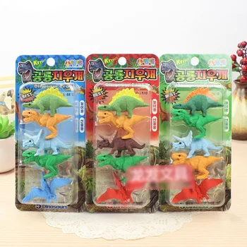 5pcs/set Cartoon Eraser Dinosaur Age Animal Shape Pencil Rubber Eraser Student Office School Stationery Supply 
5pcs/set Cartoon Eraser Dinosaur Age Animal Shape Pencil Rubber Eraser Student Office School Stationery Supply