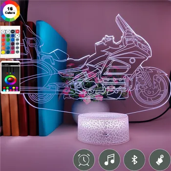 App Control 3d 7 Color Change Table Lamp Motorcycle Customization Cool Led for Friend Birthday Gift Child Event Prize Nightlight
App Control 3d 7 Color Change Table Lamp Motorcycle Customization Cool Led for Friend Birthday Gift Child Event Prize Nightlight