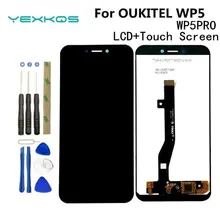 Unités d'assemblage d'origine pour Oukitel WP5 écran tactile, pièce de rechange numériseur de 5,5 pouces pour téléphones LCD avec les outils pour les assembler,=