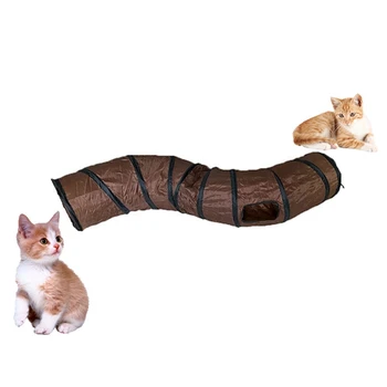 Foldable Pet Cat Tunnel Toy Cat Toy S-type Cat Tunnel Collapsible Cat Channel Cat Rolling Ground Chinchilla Bell Pompon Toy
Foldable Pet Cat Tunnel Toy Cat Toy S-type Cat Tunnel Collapsible Cat Channel Cat Rolling Ground Chinchilla Bell Pompon Toy