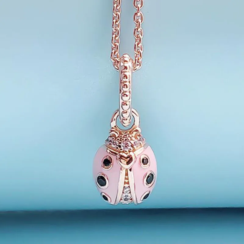 100% 925 Sterling Silver Charm Lucky Pink Ladybug Pendant Fit Pandora Women Bracelet & Necklace Diy Jewelry 
100% 925 Sterling Silver Charm Lucky Pink Ladybug Pendant Fit Pandora Women Bracelet & Necklace Diy Jewelry