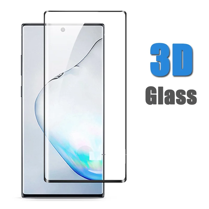 Фото 3D защита экрана закаленное стекло для Samsung Galaxy Note 10 Pro защитное на sumsung galax note10 note