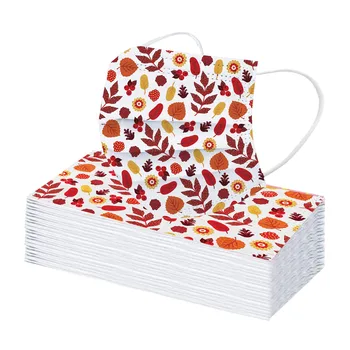 50/100pcs Adult Disposable Masks Unisex Printed Thanksgiving Soft Masks For Adults 3-layer Non-woven Earloops Masks Mondkapjes
50/100pcs Adult Disposable Masks Unisex Printed Thanksgiving Soft Masks For Adults 3-layer Non-woven Earloops Masks Mondkapjes