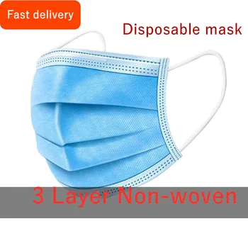 High quality 3 Layer moisture-proof Non-woven fabric Mask Disposa filter blebreathable Elastic Ear Loop Face Masks for civil use
High quality 3 Layer moisture-proof Non-woven fabric Mask Disposa filter blebreathable Elastic Ear Loop Face Masks for civil use