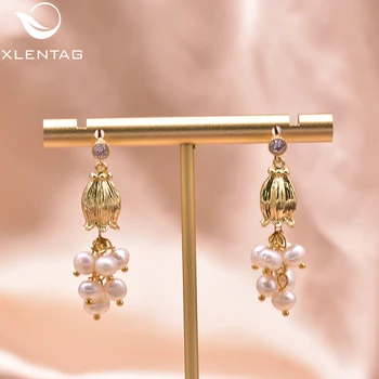 XlentAg Luxury Natural Fresh Water Pearl Earrings For Women Flower Plant Boho Drop Earings Wedding Gifts Indian Jewelry GE0300 
XlentAg Luxury Natural Fresh Water Pearl Earrings For Women Flower Plant Boho Drop Earings Wedding Gifts Indian Jewelry GE0300