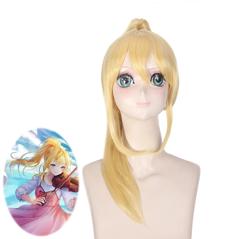 Long Straight Your lie in April Miyazono Kaori Gold Blonde Clip Ponytail Synthetic Cosplay Wig For Halloween
Long Straight Your lie in April Miyazono Kaori Gold Blonde Clip Ponytail Synthetic Cosplay Wig For Halloween