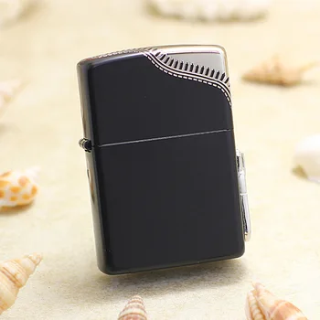 Genuine Zippo oil lighter copper windproof Black zipper cigarette Kerosene lighters Gift With anti-counterfeiting code
Genuine Zippo oil lighter copper windproof Black zipper cigarette Kerosene lighters Gift With anti-counterfeiting code