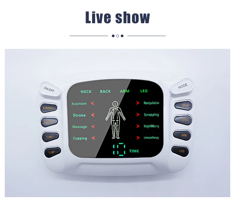 Generic Electronic Pulse Massager Acupuncture Muscle Stimulator