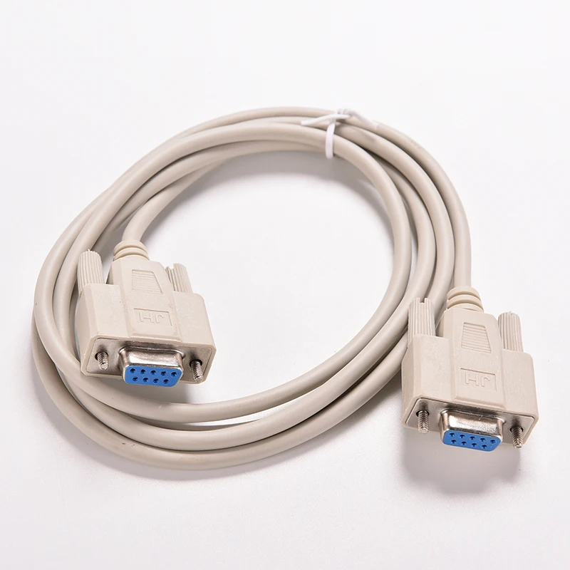 1PC 1.5M Serial RS232 Female to Female Null Modem Cable DB9 FTA Cross Connection 9 Pin COM Data Cable Converter Extension Cord
1PC 1.5M Serial RS232 Female to Female Null Modem Cable DB9 FTA Cross Connection 9 Pin COM Data Cable Converter Extension Cord