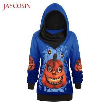 JAYCOSIN Women Halloween Plus Size 3D Pumpkin Print Convertible Hoodie Top Wear Tops Pullover Hooded Top Wear Funny Top 827#2
JAYCOSIN Women Halloween Plus Size 3D Pumpkin Print Convertible Hoodie Top Wear Tops Pullover Hooded Top Wear Funny Top 827#2