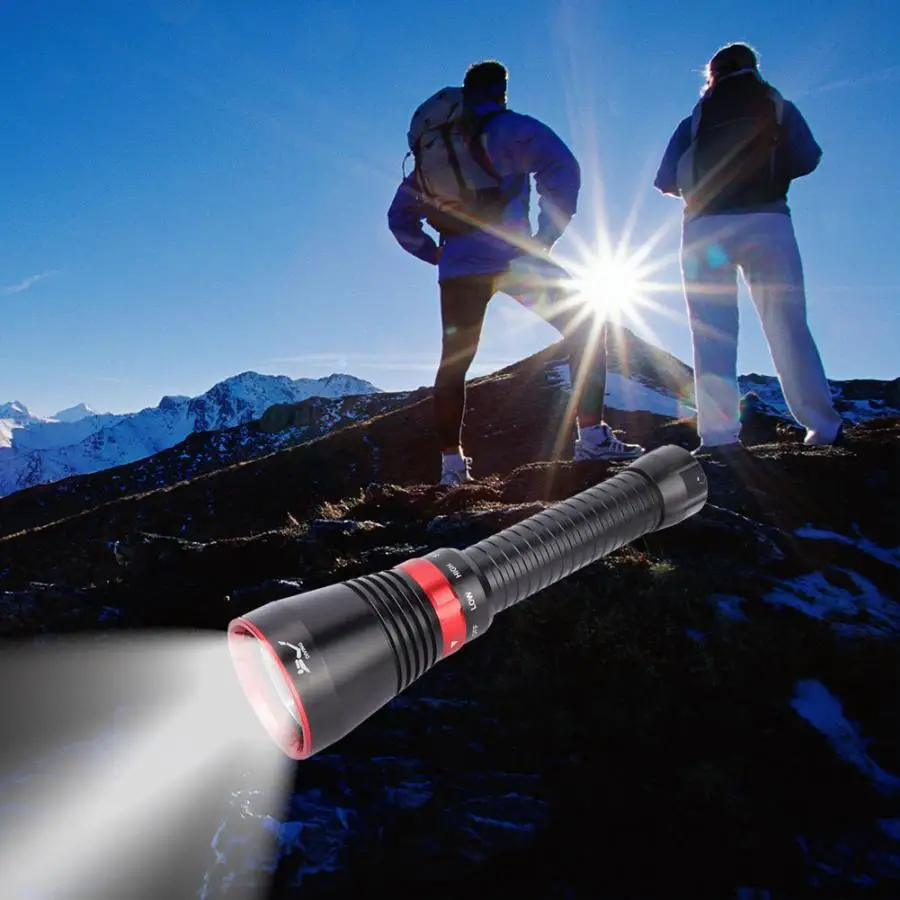 80m Underwater Waterproof Diving LED Torch Flashlight Outdoor Highlight Fill Light For Camping Climbing
80m Underwater Waterproof Diving LED Torch Flashlight Outdoor Highlight Fill Light For Camping Climbing