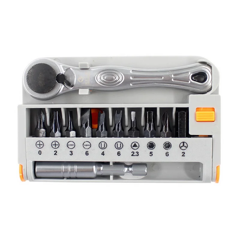 1set Ratchet Screwdriver Bits Set PH0/PH2 U/Y-type Repair Tools Kit with Storage Bag
1set Ratchet Screwdriver Bits Set PH0/PH2 U/Y-type Repair Tools Kit with Storage Bag
