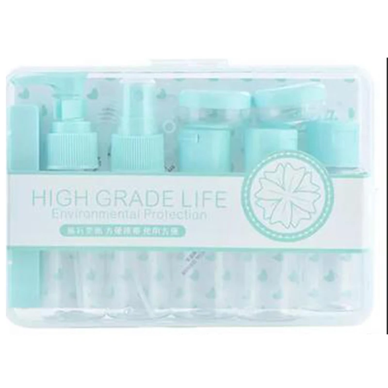12 in 1 Portable Travel Plastic Empty Bottle Set with Case Simple Cosmetic Sub-Bottle Combo for Shampoo Conditioner Lotion Cream
12 in 1 Portable Travel Plastic Empty Bottle Set with Case Simple Cosmetic Sub-Bottle Combo for Shampoo Conditioner Lotion Cream