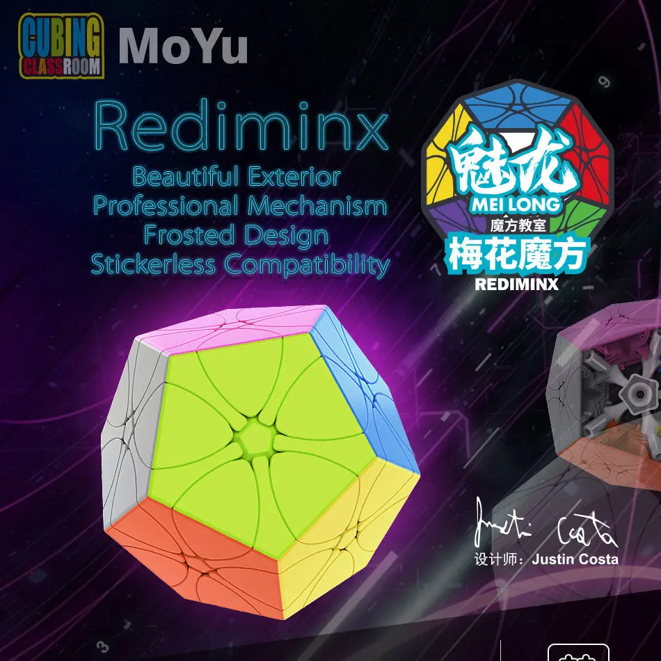MoYu wumofang 3x3 Megaminxed Cube Rediminx Magic Puzzle Cubing Class cubo Mgaico профессиональные развивающие