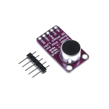 MAX9814 Microphone AGC Amplifier Board Module Auto Gain Control For Arduino Programmable Attack And Release Ratio Low 1pc
MAX9814 Microphone AGC Amplifier Board Module Auto Gain Control For Arduino Programmable Attack And Release Ratio Low 1pc