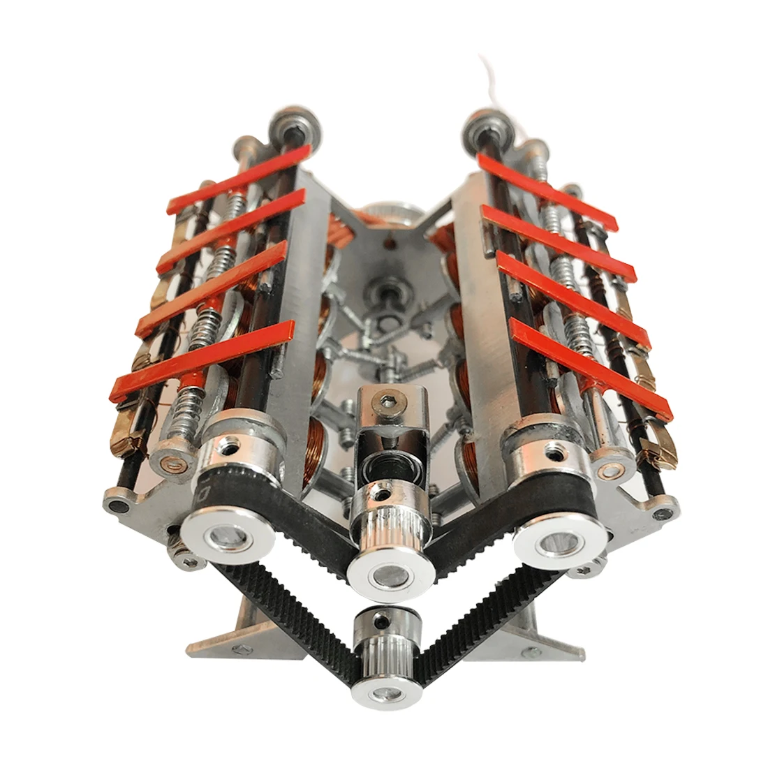 24v V8 Electromagnetic Engine Model DIY Runnable High-speed Generator Teaching Motor Model
24v V8 Electromagnetic Engine Model DIY Runnable High-speed Generator Teaching Motor Model