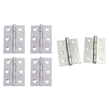 12Pcs Hinges Furniture Hinges Door Hinge Stainless Steel Cabinet Door Folding Hinge, 4 Pcs 45X32 Mm & 8 Pcs 55X35Mm
12Pcs Hinges Furniture Hinges Door Hinge Stainless Steel Cabinet Door Folding Hinge, 4 Pcs 45X32 Mm & 8 Pcs 55X35Mm