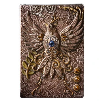 1pcs Retro Phoenix Owl Embossed Design Notebooks Travel Journal School Diary Notebook Gift Writing Pads Handcraft PU Cover
1pcs Retro Phoenix Owl Embossed Design Notebooks Travel Journal School Diary Notebook Gift Writing Pads Handcraft PU Cover