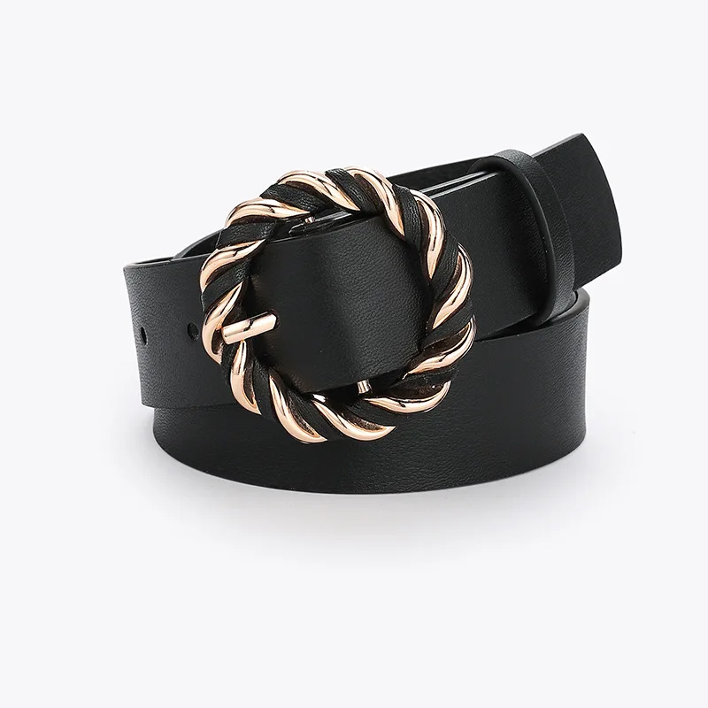 2021 Ring buckle Women Belt Fashion PU Leather Metal Buckle Heart Pin Belts For Ladies Waist Belt Dress Jeans Wild Waistband
2021 Ring buckle Women Belt Fashion PU Leather Metal Buckle Heart Pin Belts For Ladies Waist Belt Dress Jeans Wild Waistband