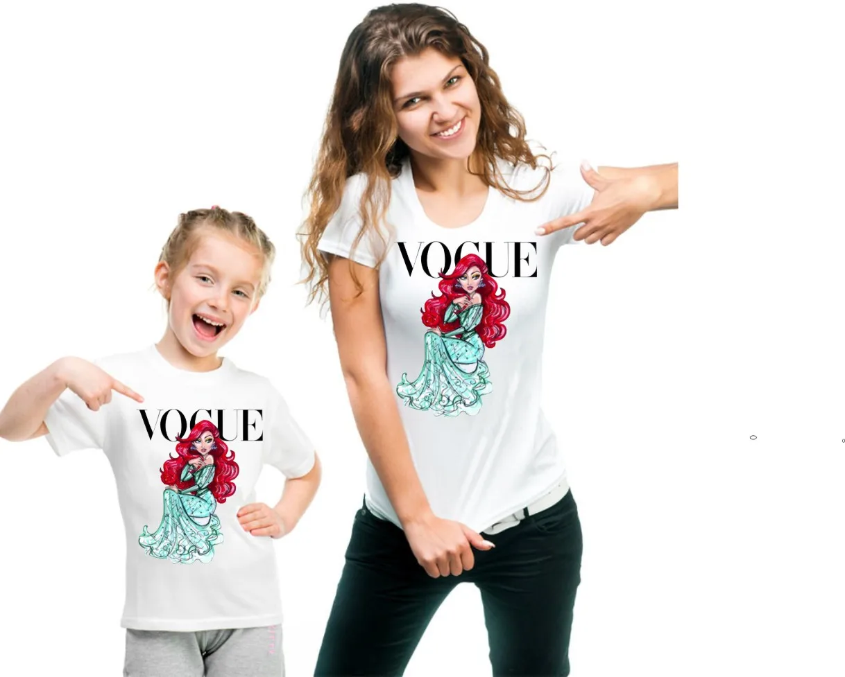 New Princess Print Family Matching Clothes T Shirts Summer Short Sleeve O-neck
New Princess Print Family Matching Clothes T Shirts Summer Short Sleeve O-neck