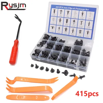 415Pcs/Set Auto Car Vehicle Body Plastic Push Pin Rivet Fasteners Trim Clips Car Repair Assortment Kit fit for BMW for Ford
415Pcs/Set Auto Car Vehicle Body Plastic Push Pin Rivet Fasteners Trim Clips Car Repair Assortment Kit fit for BMW for Ford