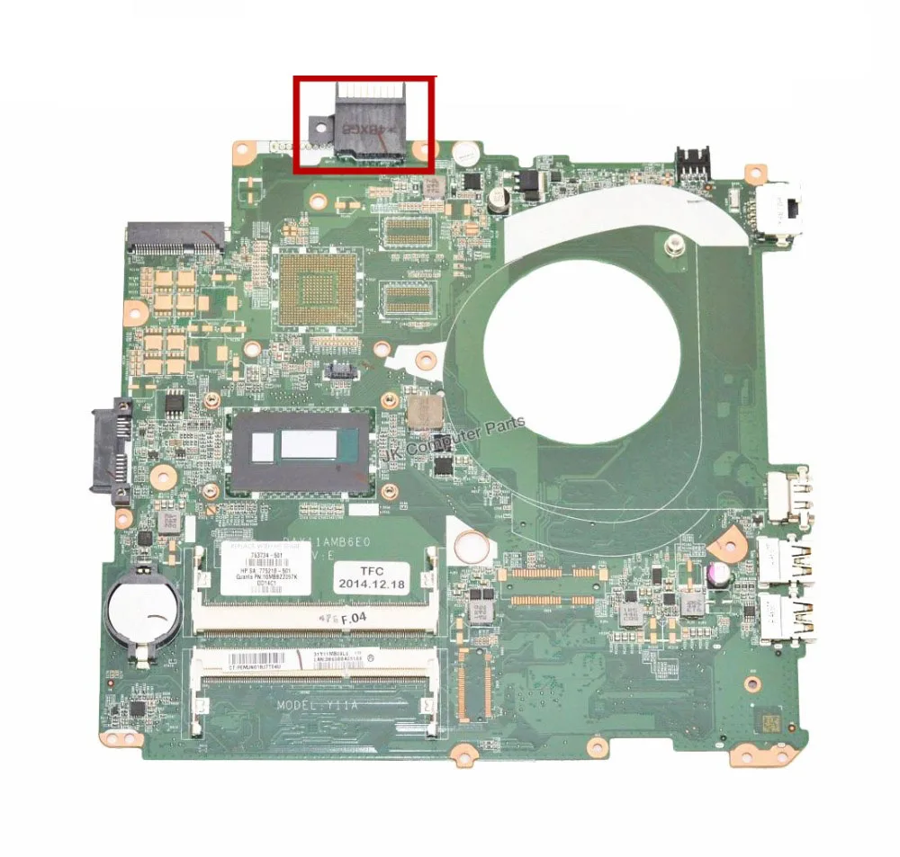 For HP 14-V Laptop Motherboard With I7-4510U Laptop Motherboard DAY11AMB6E0 MB 100% Tested
For HP 14-V Laptop Motherboard With I7-4510U Laptop Motherboard DAY11AMB6E0 MB 100% Tested