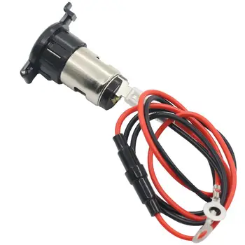 Universal DC 12-24V 120W Power Car Auto Motor Lighter Socket Connector Cables With Waterproof Cover Resist High Temperature
Universal DC 12-24V 120W Power Car Auto Motor Lighter Socket Connector Cables With Waterproof Cover Resist High Temperature