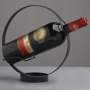 Retro Wrought Iron Round Wine Bottle Rack Stand Support Home Bar Decor Wine Display Ornament
Retro Wrought Iron Round Wine Bottle Rack Stand Support Home Bar Decor Wine Display Ornament