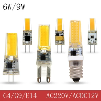 Dimmable Mini G4 LED COB Lamp 6W 9W Bulb AC DC 12V 220V Candle Silicone Lights Replace 30W 40W Halogen for Chandelier Spotlight
Dimmable Mini G4 LED COB Lamp 6W 9W Bulb AC DC 12V 220V Candle Silicone Lights Replace 30W 40W Halogen for Chandelier Spotlight