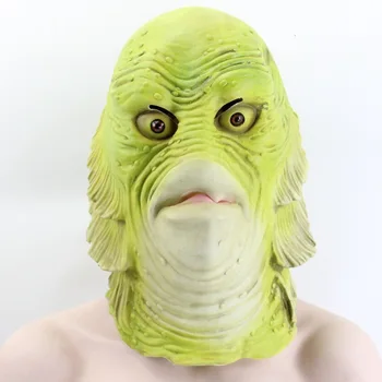 Halloween Mask Scary Monster Latex Fish Masks Creature From The Black Lagoon Cosplay Merman Masquerade Party Mascara Horror Mask
Halloween Mask Scary Monster Latex Fish Masks Creature From The Black Lagoon Cosplay Merman Masquerade Party Mascara Horror Mask