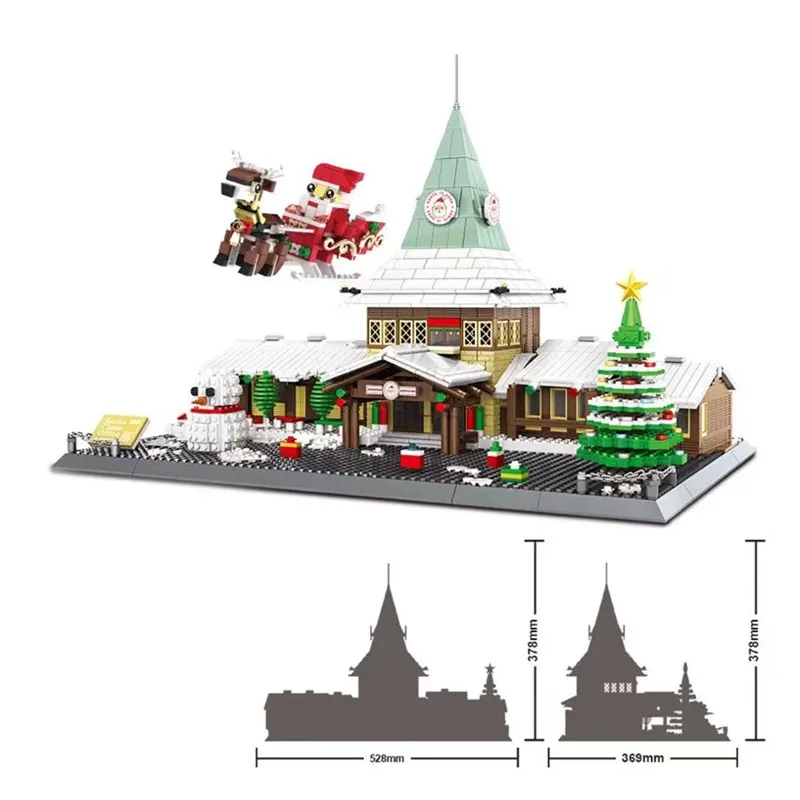 IN STOCK Street Model Santa claus offic Toys WG6218 2228Pcs Building Blocks Assembly Bricks Kits Kids Christmas Gifts
IN STOCK Street Model Santa claus offic Toys WG6218 2228Pcs Building Blocks Assembly Bricks Kits Kids Christmas Gifts