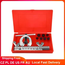 Copper Brake Fuel Pipe Repair Double Flaring Dies Tool Set Clamp Kit Tube Cutting And Flaring Bracket Brake Line Flanging Tool
Copper Brake Fuel Pipe Repair Double Flaring Dies Tool Set Clamp Kit Tube Cutting And Flaring Bracket Brake Line Flanging Tool
