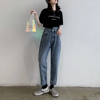High Waisted Jeans Woman Blue Pantalones Cargo Mujer Plus Size Pantalon Jean Femmes 2020 New Denim Pants Ladies Trousers Jeans
High Waisted Jeans Woman Blue Pantalones Cargo Mujer Plus Size Pantalon Jean Femmes 2020 New Denim Pants Ladies Trousers Jeans