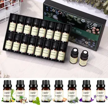 Elite99 10ml Fragrance Oils Set With Gift Box Flower Fruit Essential Oil For Aromatherapy Diffusers Oil Jasmine White Musk Mango
Elite99 10ml Fragrance Oils Set With Gift Box Flower Fruit Essential Oil For Aromatherapy Diffusers Oil Jasmine White Musk Mango
