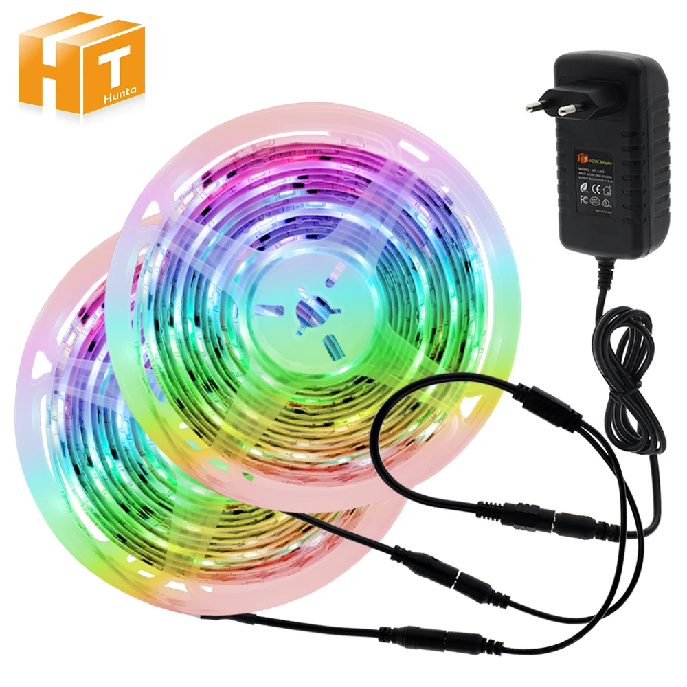 DC12V WS2811 RGB Dream Magic Color 5050 LED Strip Waterproof 30leds/m Auto Change Color Flexible Light for Home Indoor Lighting
DC12V WS2811 RGB Dream Magic Color 5050 LED Strip Waterproof 30leds/m Auto Change Color Flexible Light for Home Indoor Lighting