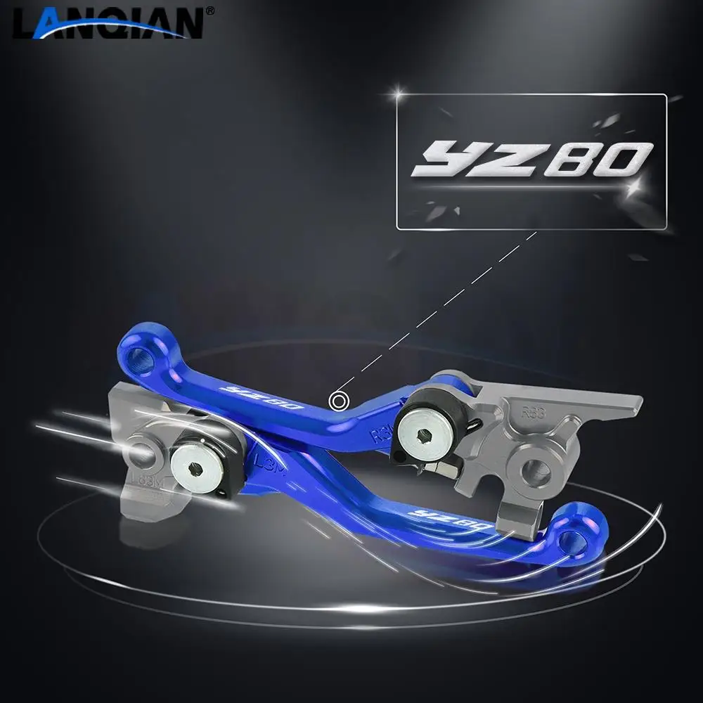 

For Yamaha YZ80 Motorcycle Dirt Motocross Pit Bike Pivot Brake Clutch Levers YZ 80 2001-2014 2015 2016 2017 2018 Accessories